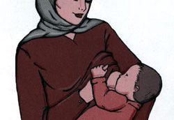 عدم آگاهی زنان از نحوه صحیح شیردهی به نوزاد
