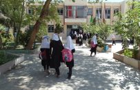 نمای از مکتب دخترانۀ ملکه جلالی هرات