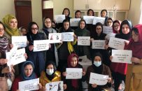 زنان معترض در کابل: نان، کار، آزادی پیش به سوی آبادی