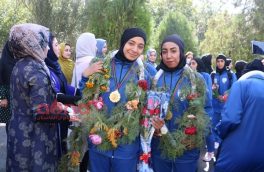 تیم قهرمان فصل چهارم لیگ برتر زنان افغانستان به هرات آمد